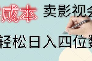 (11644期)零成本卖影视会员,一天卖出上百单,轻松日入四位数
