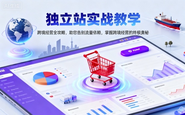 *站实战教学,跨境经营全攻略,助您告别流量依赖,掌握跨境经营的*奥