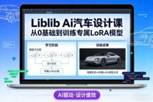 Liblib Ai汽车设计课,从0基础文生图,到教你训练专属设计和风格LoRA模型
