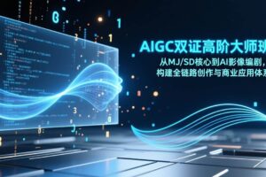 (17198期)AIGC双证高阶大师班:从MJ/SD核心到AI影像编剧,构建全链路创作与商业应用体系