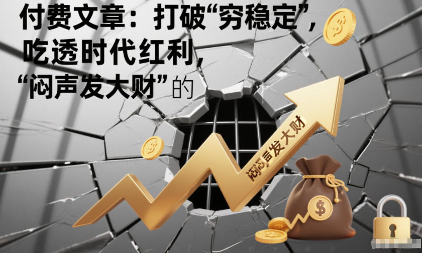 付费文章:打破“穷稳定”,吃透时代红利,“闷声发大财”的*真谛
