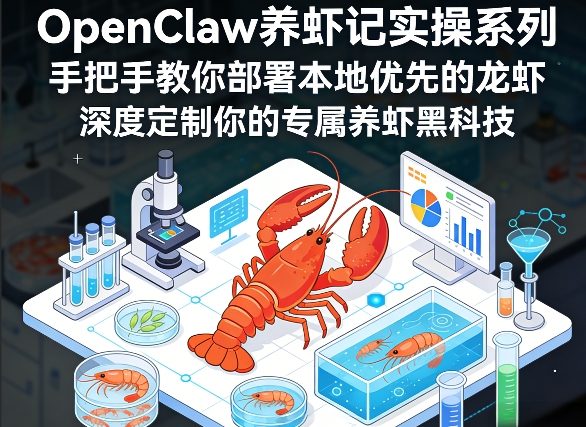 OpenClaw养虾记实操系列,手把手教你部署本地优先的龙虾,*定制你的专属养虾黑科技