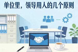 付费文章:单位里,领导用人的几个原则