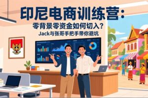 (17533期)印尼电商训练营:零背景零资金如何切入?Jack与张哥手把手带你避坑