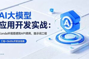 (18518期)AI 大模型应用开发实战:Conda环境搭建到API调用,提示词工程+Skills开发全链路