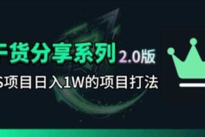 KS项目2.0期-拆本周结1W项目思路,几张图撬动流量群体,真的生猛