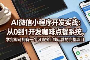 AI微信小程序开发实战:从0到1开发咖啡点餐系统,学完即可拥有一个可直接上线运营的完整项目