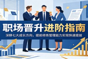 职场晋升进阶指南:深耕七大成长方向,提前修炼管理能力实现快速提拔