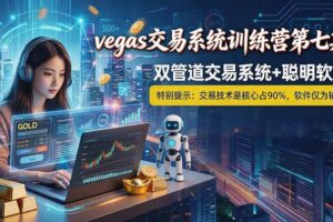 (19267期) 【3天学会手工单交易】Vegas交易技术+聪明软件,日赚50-1000U, 长期稳定,小白轻松上手