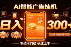 闲置流量别浪费,挂机日赚300+,流量轻松变现增收