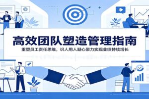 高效团队塑造管理指南:重塑员工责任思维,识人用人凝心聚力实现业绩持续增长