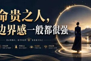 付费文章:命贵之人,边界感一般都很强