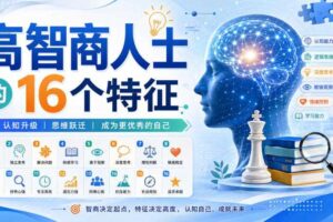 付费文章:高智商人士的16个特征
