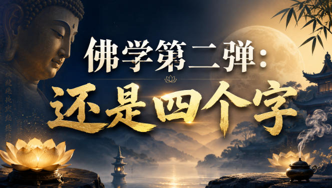 付费文章:佛学*弹:还是四个字