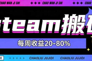 steam饰品搬砖,每周收益20-80%,只需操作1-2个小时,轻松月入过1W【揭秘】