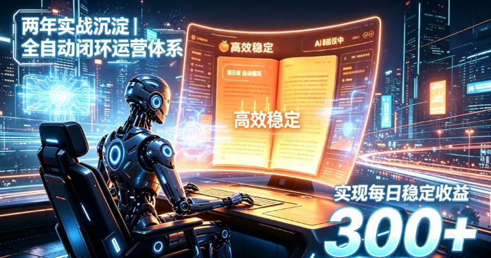 两年实战沉淀|全自动闭环运营体系,实现每日*300+【揭秘】