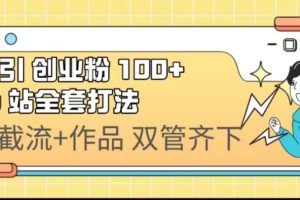 （6792期）日引创业粉 100+  b 站全套打法【实操视频】-麦资源网