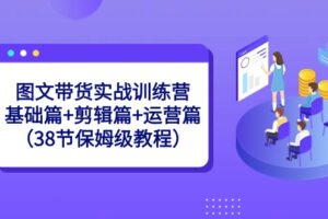 图文带货实战训练营:基础篇+剪辑篇+运营篇(38节保姆级教程)-麦资源网
