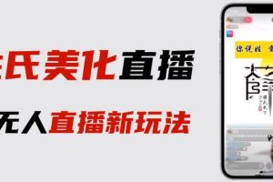 最新抖音姓氏logo半无人直播详细教程+素材及变现-麦资源网