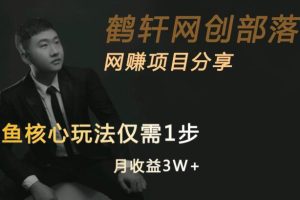 闲鱼核心玩法不卖货也能1年变现20W,玩法简单-麦资源网