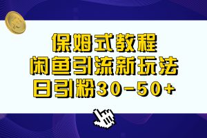 （6715期）保姆式教程，闲鱼引流新玩法，日引粉30-50+-麦资源网