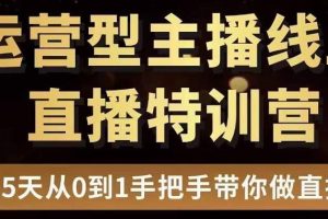 （3285期）慧哥直播电商运营型主播特训营，0基础15天手把手带你做直播带货-麦资源网
