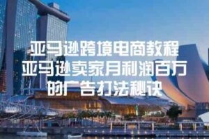 亚马逊跨境电商教程：亚马逊卖家月利润百万的广告打法秘诀-麦资源网