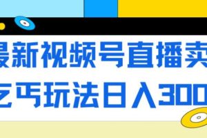 最新视频号直播卖惨乞讨玩法,流量嘎嘎滴,轻松日入300+-麦资源网
