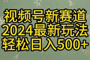 （10098期）2024玩转视频号分成计划，一键生成原创视频，收益翻倍的秘诀，日入500+-麦资源网