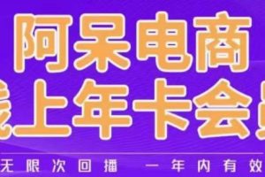 阿呆电商线上年会员，阿呆电商干货分享（更新中）-麦资源网