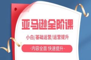 亚马越全阶课，小白/基础运营/运营提升，内容全面，快速提升-麦资源网