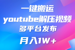 一键搬运YouTube解压助眠视频 简单操作月入1W+-麦资源网