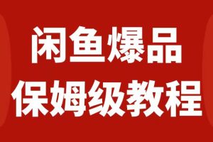 （7627期）闲鱼爆品数码产品，矩阵话运营，保姆级实操教程，日入1000+-麦资源网