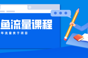 咸鱼流量课程 真正的教你打造爆款商品 打造私域流量-麦资源网