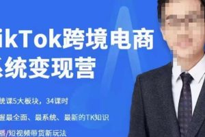 嘉伟5月新课《TiKToK跨境电商变现营》跨境电商系统传授TikTok玩法，从小白到高手，真正的电商实战课程-麦资源网