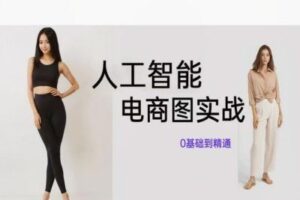 人工智能SD电商图实战，ai绘图0基础到精通-麦资源网