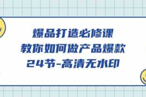 爆品打造必修课,教你如何做产品爆款(无水印)-麦资源网
