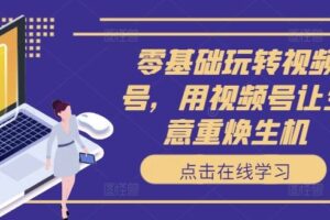 零基础玩转视频号，用视频号让生意重焕生机-麦资源网