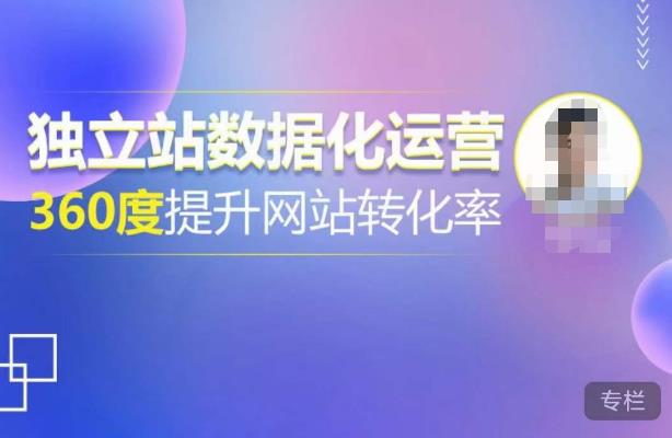 *站数据化运营，360度提升网站转化率，亿级*站大卖，带你用数据说话，提升转化率超过4%
