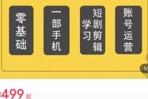 短剧另类新赛道剪辑解说课萱萱实操班（29节）-麦资源网