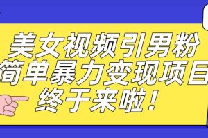 价值3980的男粉暴力引流变现项目,一部手机简单操作,新手小白轻松上手,每日收益500+【揭秘】-麦资源网