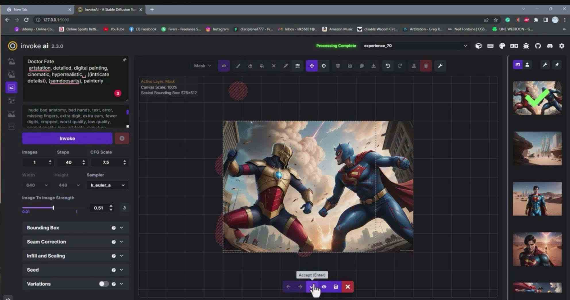 图片[1]-（9760期）Invoke AI 绘画教程-零基础创作可以销售的完美插图-49节-中英字幕
