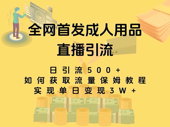 图片[1]-（8193期）最新全网独创首发，成人用品直播引流获客暴力玩法，单日变现3w保姆级教程