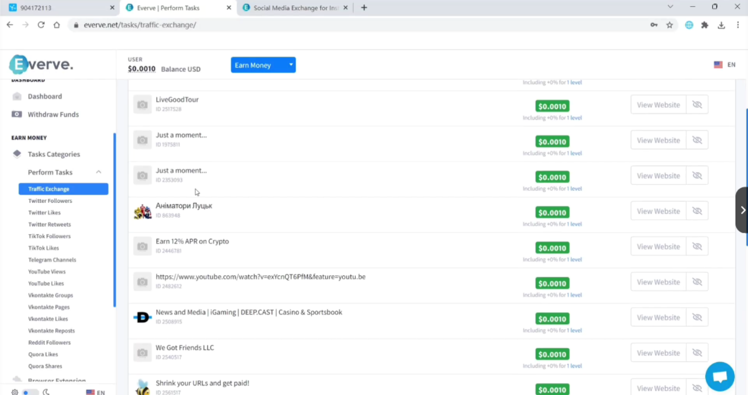 图片[2]-（5436期）外面收费1988海外平台点赞关注全自动挂机项目 单机一天30美金【脚本+教程】