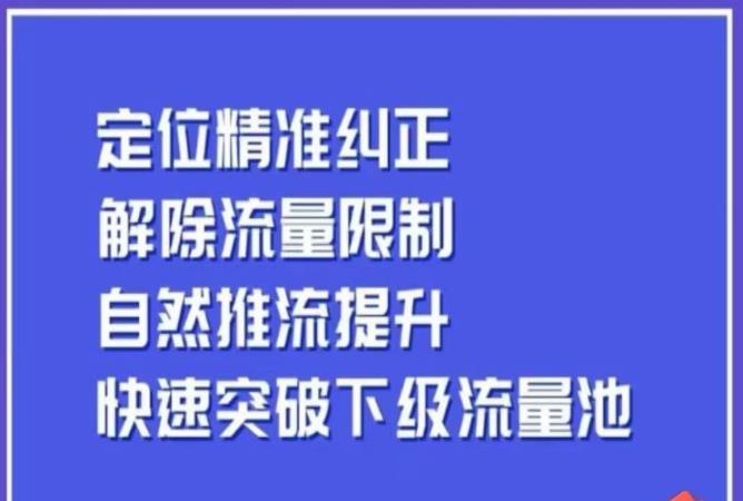 同城账号付费投放运营优化提升，​**纠正，解除流量限制，自然推流提升，极速突破下级流量池