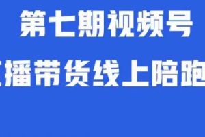 视频号直播带货线上陪跑营第七期：算法解析+起号逻辑+实操运营-麦资源网