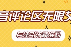 【稳定版】抖音评论区无限艾特引流精准粉-麦资源网