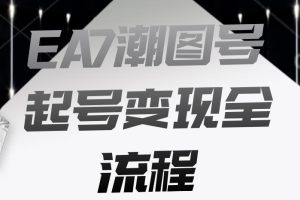 EA7潮图号起号变现全流程，快速起号飞速涨粉【揭秘】-麦资源网