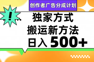 （7879期）视频号轻松搬运日赚500+-麦资源网