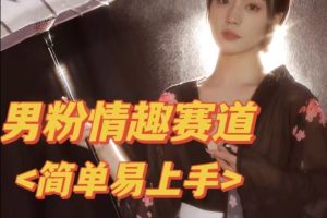 全网网首发！日入2000+最新版本男粉情趣私欲变现项目【揭秘】-麦资源网